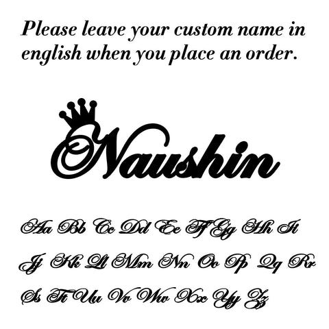 Custom Name Necklace Personality Crown Stainless Steel Necklace for Women Man Customized Jewelry Girlfriend Gift Steel