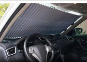 Automatic Retractable Sunshade Sun Protection Front Windscreen Car Sunshade Windproof Summer Car Sunshade