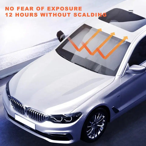 Car Windshield Sun Shade Retractable Automatic Car Roller Sunshade Car Interior Sun Protection Block Curtain against Direct