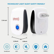 Electronic Pest Reject Control Ultrasonic Repeller Home Bug Rat Spider Roaches