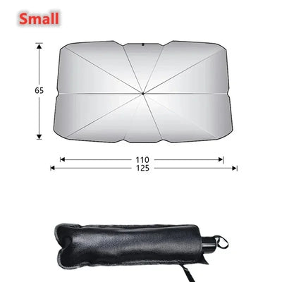 Car Sunshade Front Windshield Sunshade Retractable Sun Shield for Car Interior Sunshade Accessories