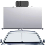 Car Windshield Sun Shade Retractable Automatic Car Roller Sunshade Car Interior Sun Protection Block Curtain against Direct